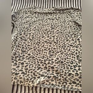 cheetah print tee